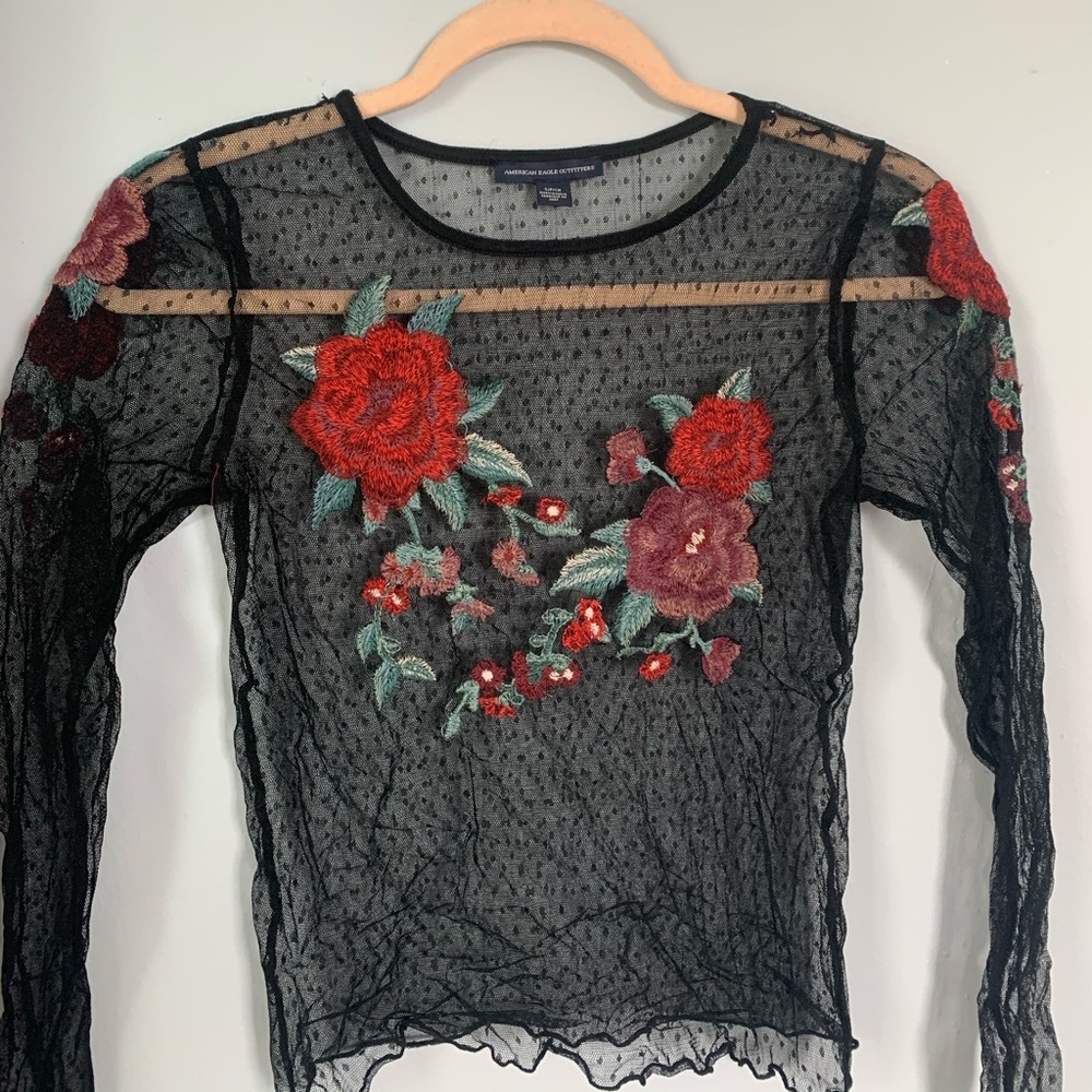 Sheer Long Sleeve shirt